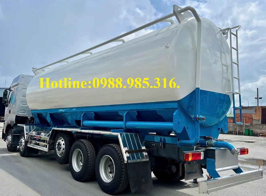 XE CHỞ THỨC ĂN CHĂN NUÔI 5 CHÂN (XE BỒN CHỞ CÁM) - 32 KHỐI